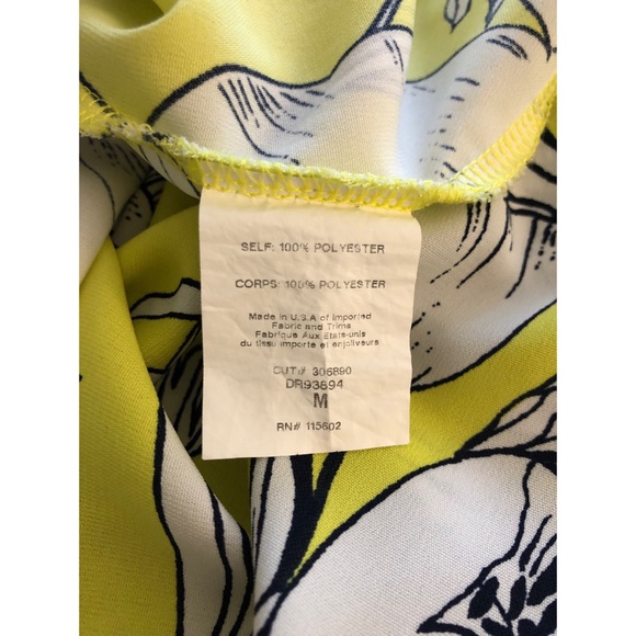 Lush Bright Yellow Floral Dress - Picture 5 of 5